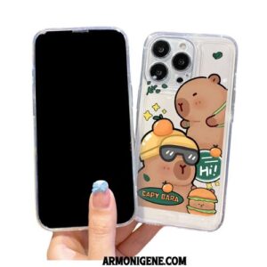 Ốp Lưng iPhone 15 Cute Hoạt Hình Capybara