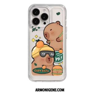 Ốp Lưng iPhone 15 Cute Hoạt Hình Capybara